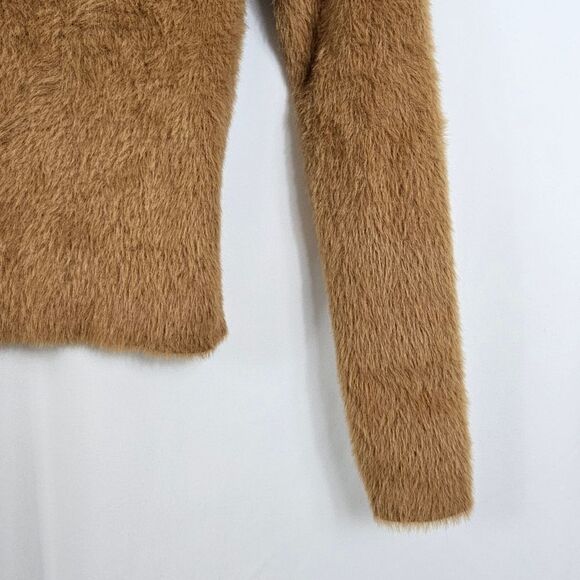 Aritzia Babaton Kuma Eyelash Sweater in Brown - Size S - Picture 6 of 11
